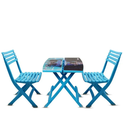 Kids Table and 2 Chairs Fun Foldable Gift Set - Prozone