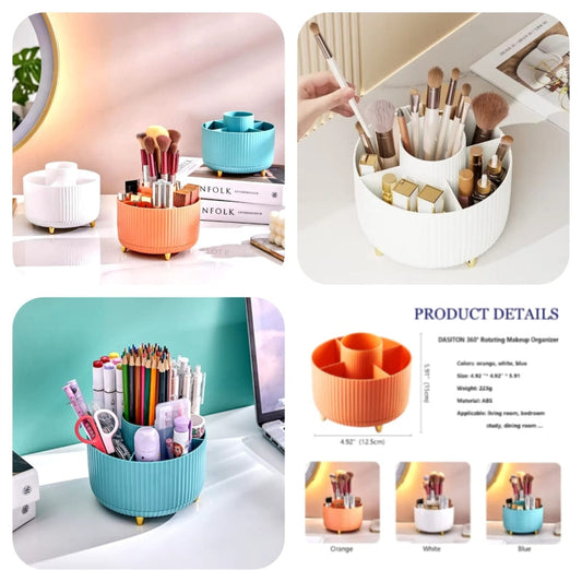 360 rotating 5 Slot Makeup Brushes Cup - Prozone