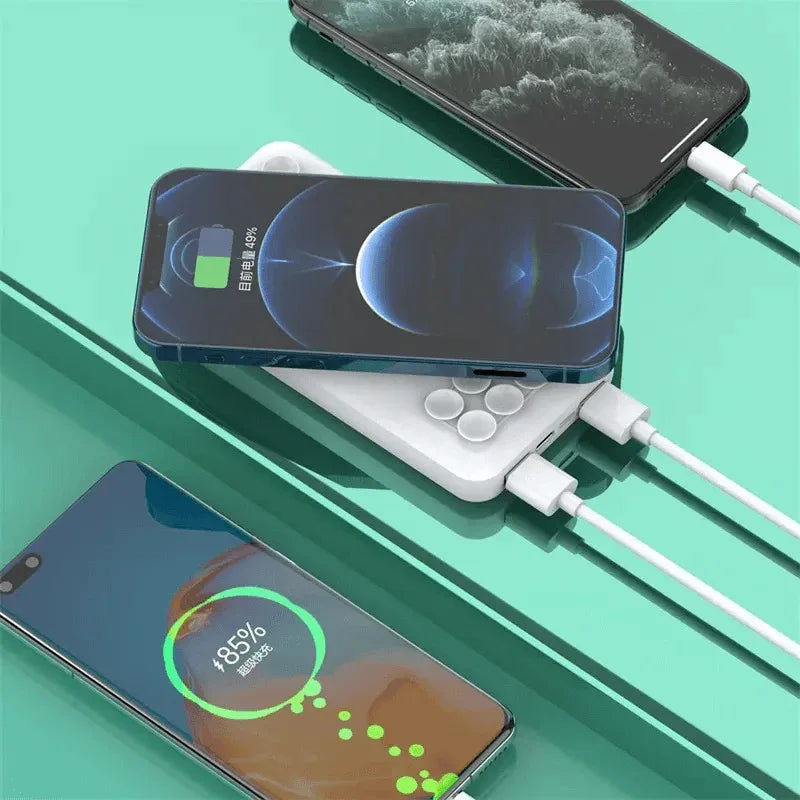 X09 10000 mah wireless pd fast charging 2.1a 4 output power bank - Prozone