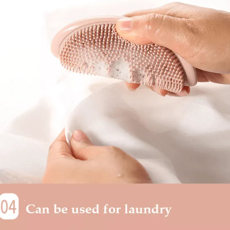 3 pcs 2 in 1 silicone cleaning brush and caddy - Prozone