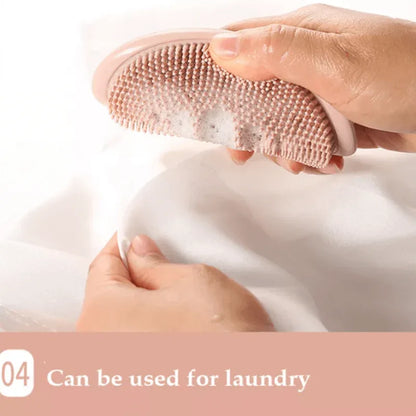 3 pcs 2 in 1 silicone cleaning brush and caddy - Prozone