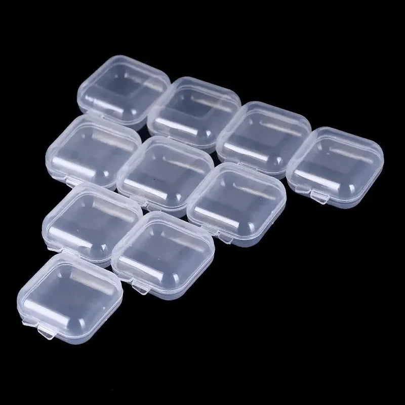 10 pcs transparent mini jewelry storage box - Prozone