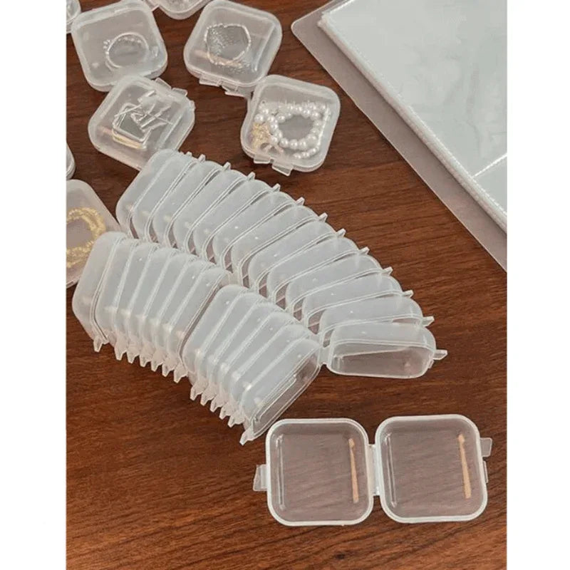 10 pcs transparent mini jewelry storage box - Prozone