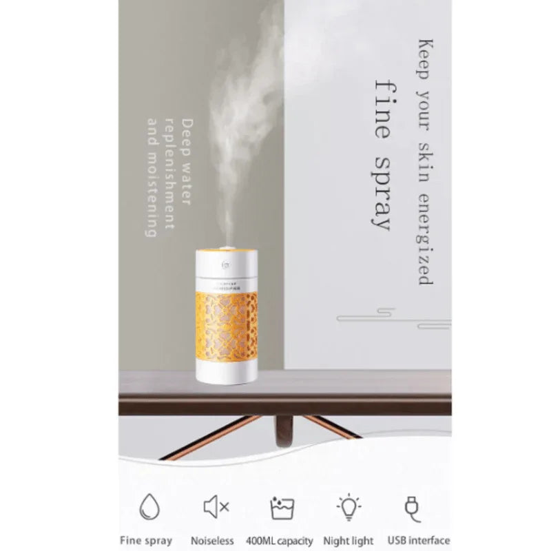 Portable lucky cup humidifier ultrasonic led night light - Prozone