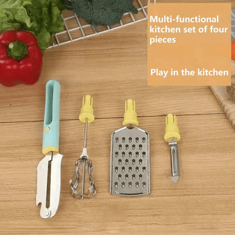 Stainless steel 4 in 1 kitchen tools set - Prozone