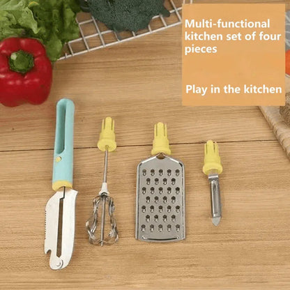 Stainless steel 4 in 1 kitchen tools set - Prozone