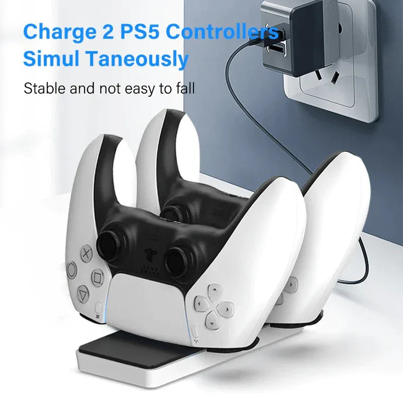 Dobe ps5 wireless dual charging dock for joystick controller - Prozone