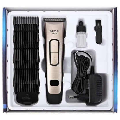 Kemei km-236 professional rechargeable barber hair cutting - Prozone