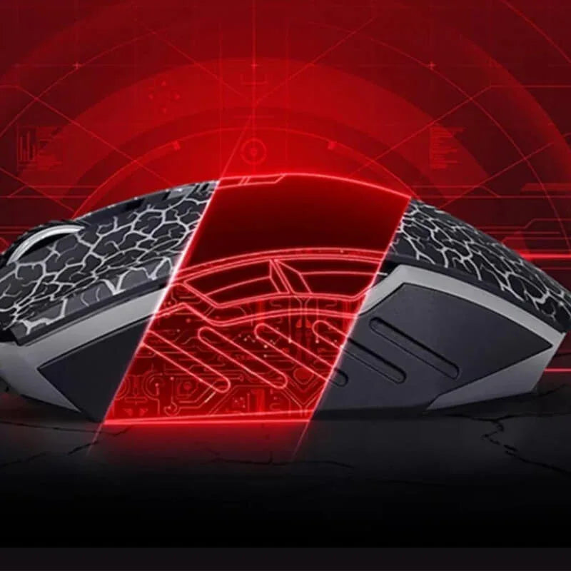 A70 6200 cpi ultra activated light strike gaming wired mouse - Prozone