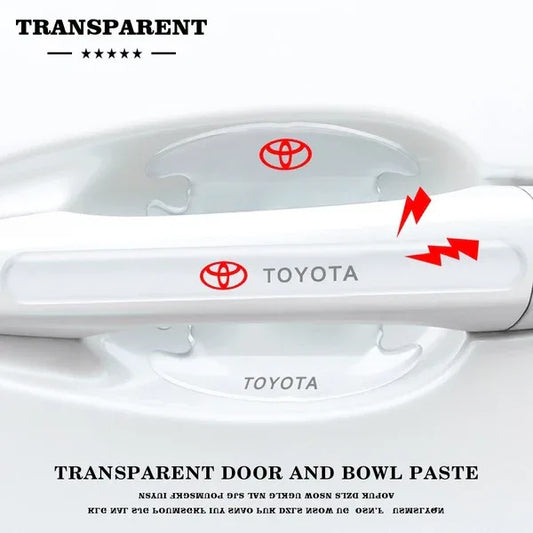 Transparent car door handle protector-8 pcs set - Prozone