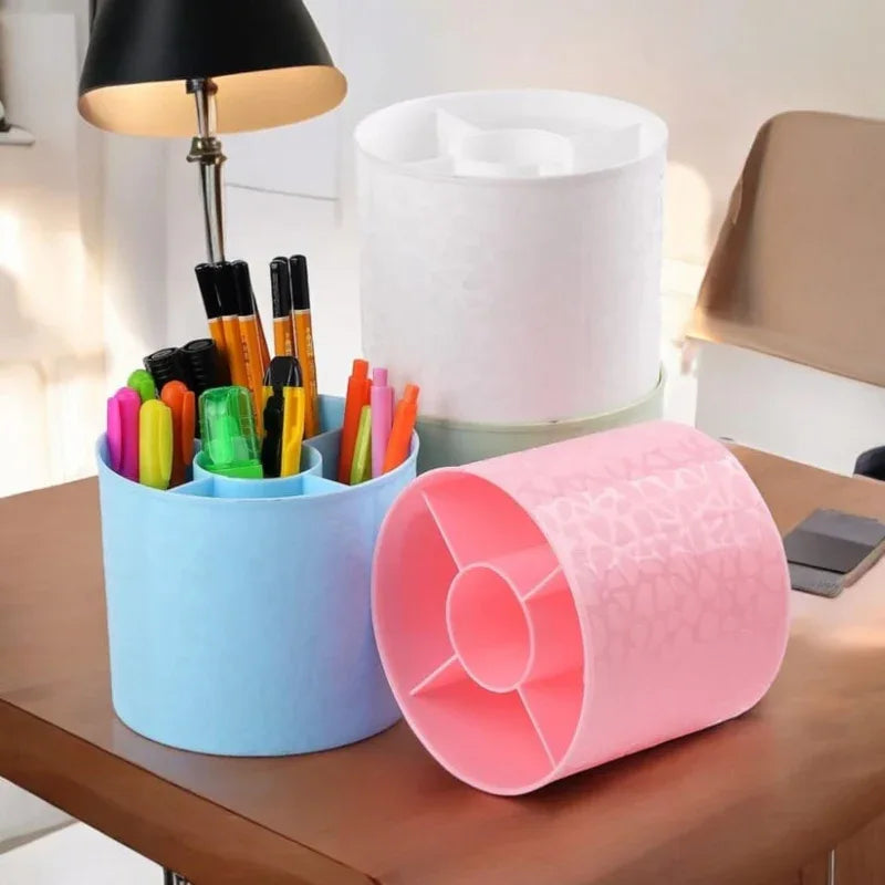 Spinning pen holder makeup brush organizer - Prozone
