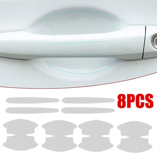 Transparent car door handle protector-8 pcs set - Prozone