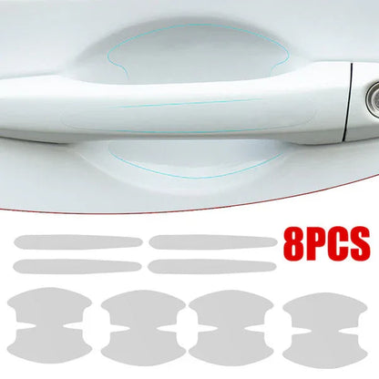 Transparent car door handle protector-8 pcs set - Prozone