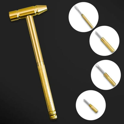 6 In 1 Mini Round Copper Hammer Screw Driver - Prozone