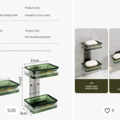 Creative Double Layers Soap Box - Prozone