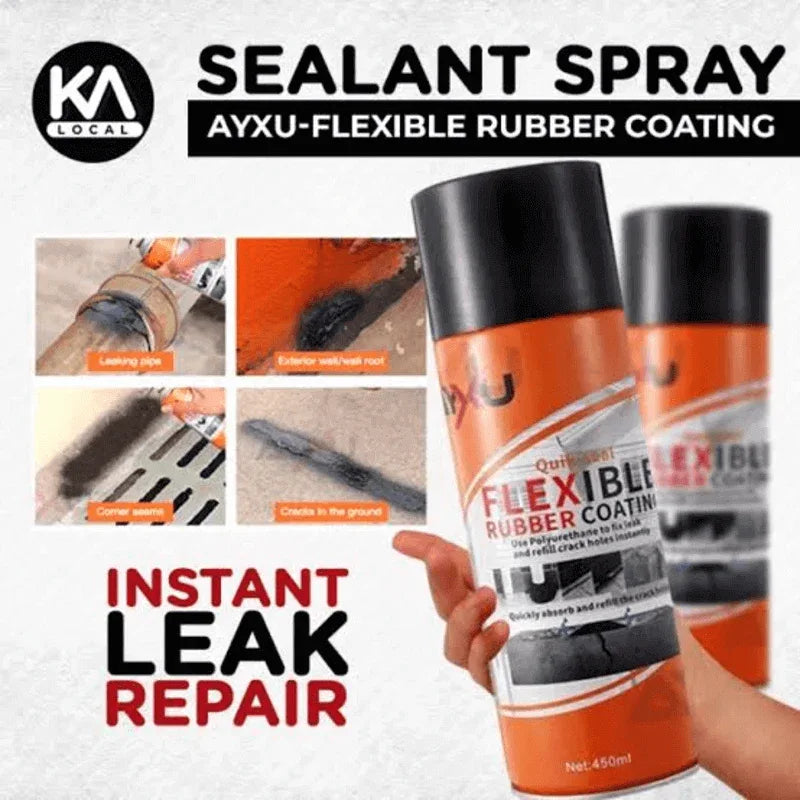 Rubber coating spray flexible leak sealant waterproof - Prozone