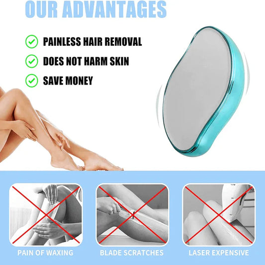 Crystal hair remover painless exfoliation tool - Prozone