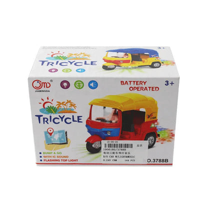 B-o kids small electric tricycle toy with light music - Prozone