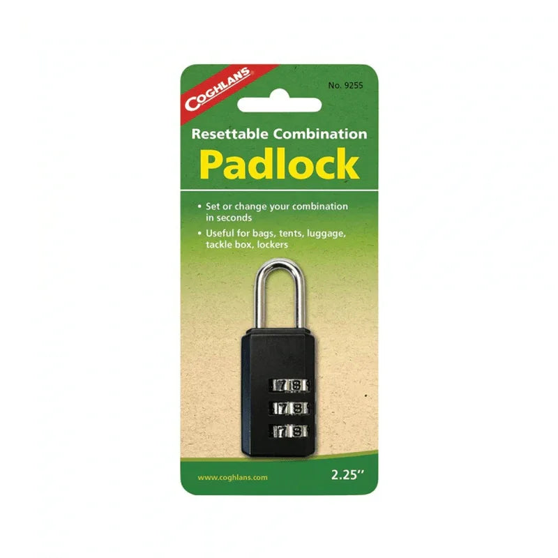 Resettable 3 digit combination padlock - Prozone