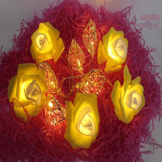 Leaves fairy light with flowers - Prozone