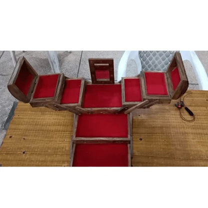 Rustic wooden jewelry box - Prozone