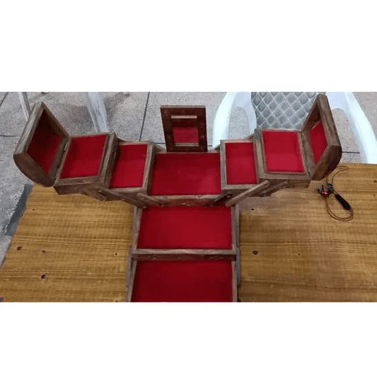 Rustic wooden jewelry box - Prozone