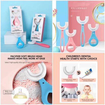 Kids u shape silicone toothbrush - Prozone