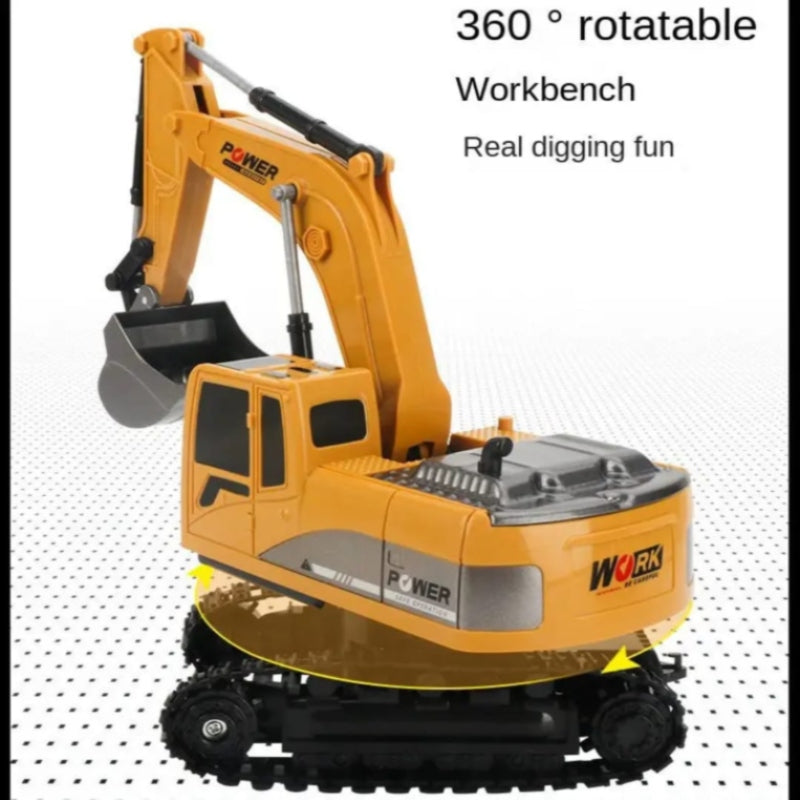 REMOTE CONTROL CHANNEL EXCAVATOR WITH USB CABLE - Prozone