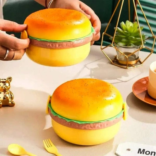 3 Layer Burger Shape Lunch Box - Prozone