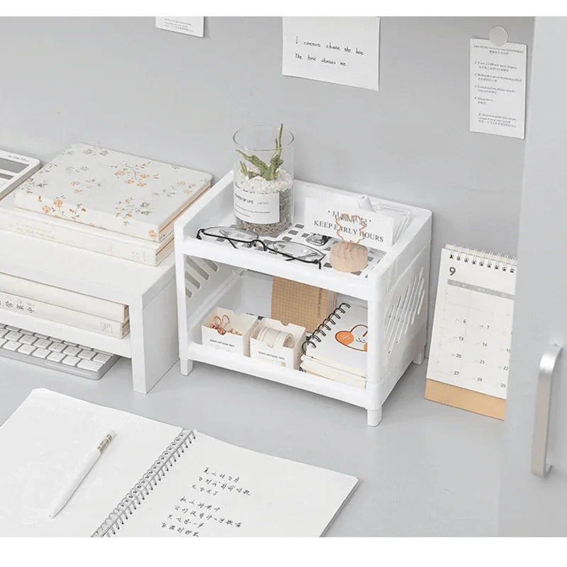 2 tier storage rack desktop organizer - Prozone