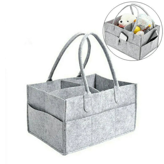 Baby diaper caddy organizer nursery felt bag - Prozone