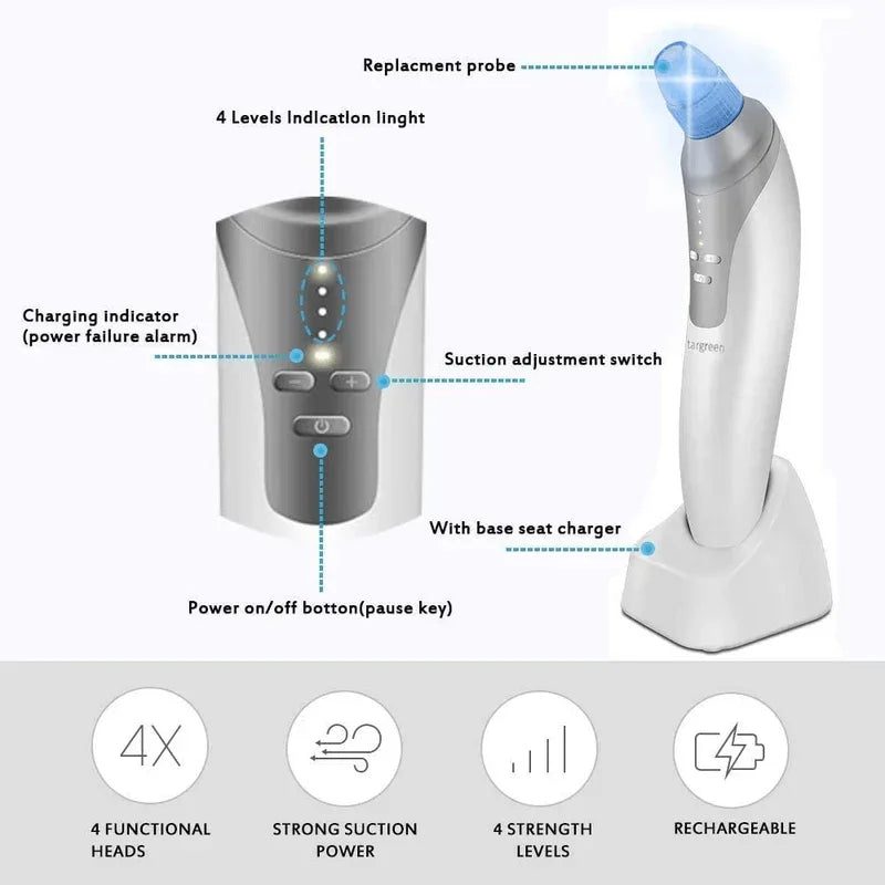 Electric suction blackhead remover pore cleanser - Prozone