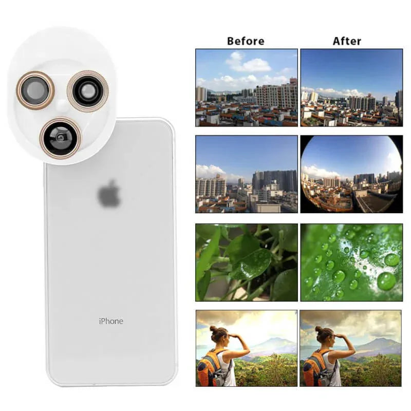 Universal mobile phone camera lens 4 in 1 - Prozone