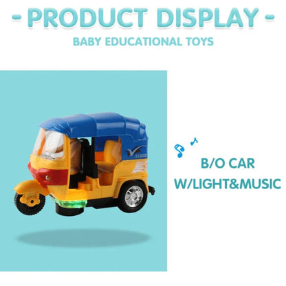 B-o kids small electric tricycle toy with light music - Prozone