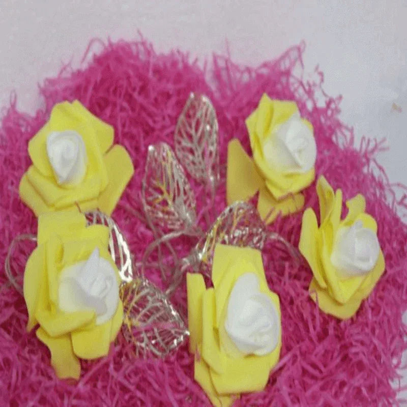 Leaves fairy light with flowers - Prozone