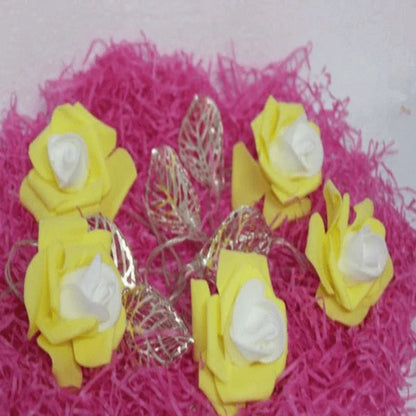 Leaves fairy light with flowers - Prozone