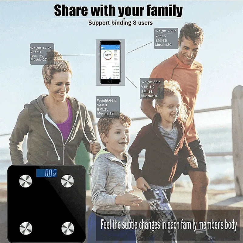 Electric smart bluetooth digital scale lcd - Prozone
