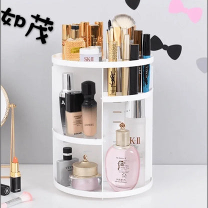 Diy 360 swivel makeup organizer vanity shelf - Prozone