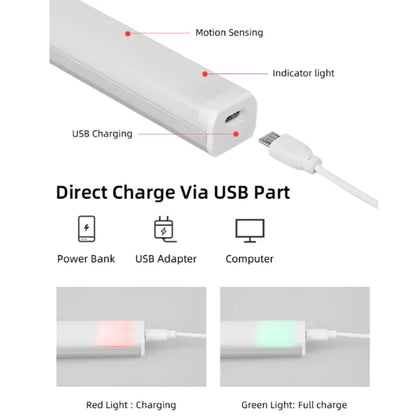 Motion sensor chargeable led light 12cm - Prozone