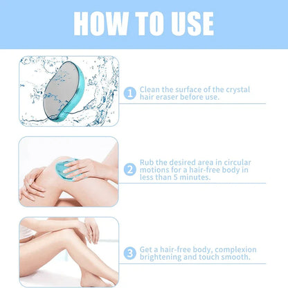 Crystal hair remover painless exfoliation tool - Prozone