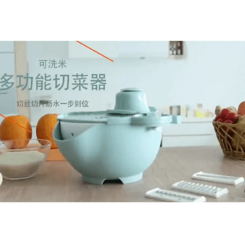 6 in 1 vegetable cutter drain basket - Prozone