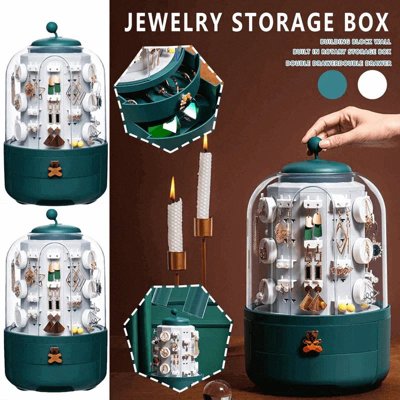360 degree rotary jewelry box - Prozone