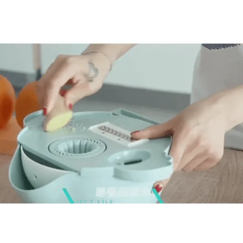 6 in 1 vegetable cutter drain basket - Prozone