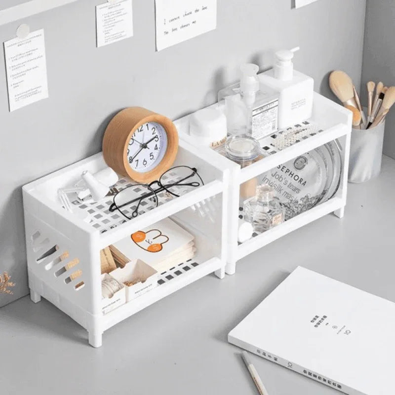 2 tier storage rack desktop organizer - Prozone