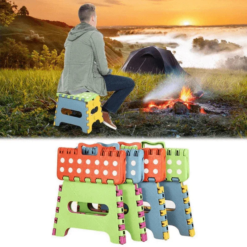 Non slip folding plastic stool - Prozone
