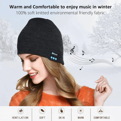 Bluetooth music hat smart headset winter cap - Prozone