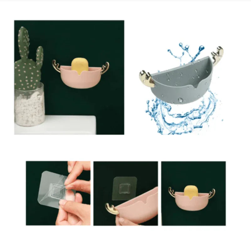 Antler shape bathroom soap box - Prozone