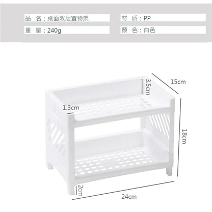 2 tier storage rack desktop organizer - Prozone
