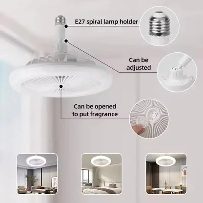 Remote Control Ceiling Fans with LED Lamp - Prozone