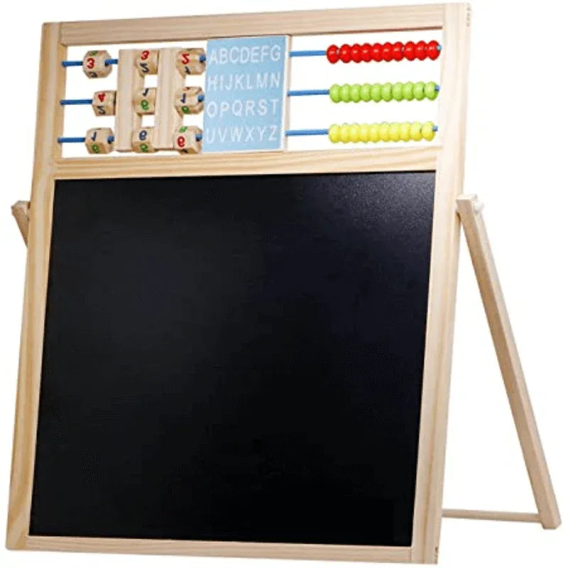 Dual sided learning magnetic wooden board - Prozone